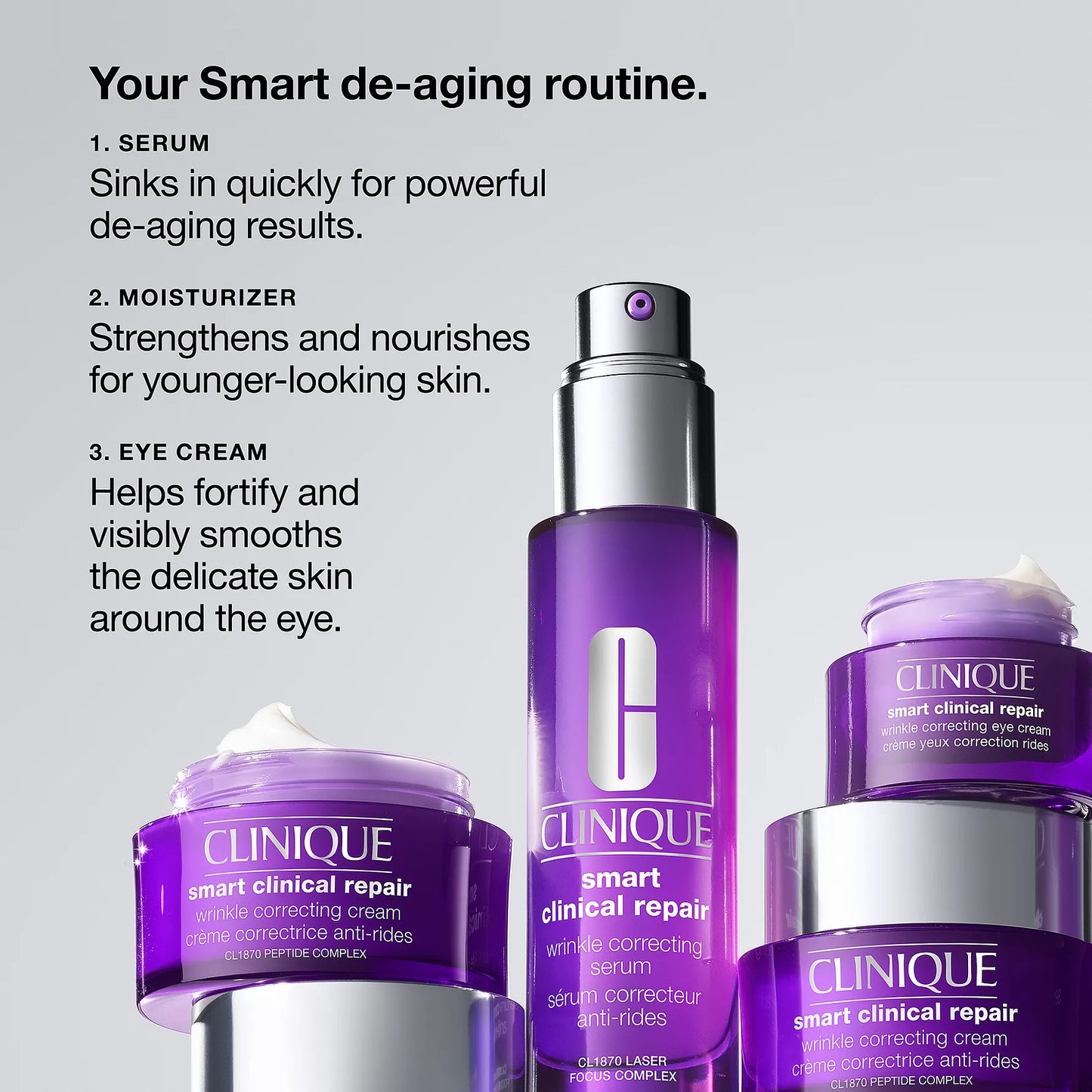 Clinique Smart Clinical Repair Wrinkle Correcting Eye Cream 15ml - Avoriell